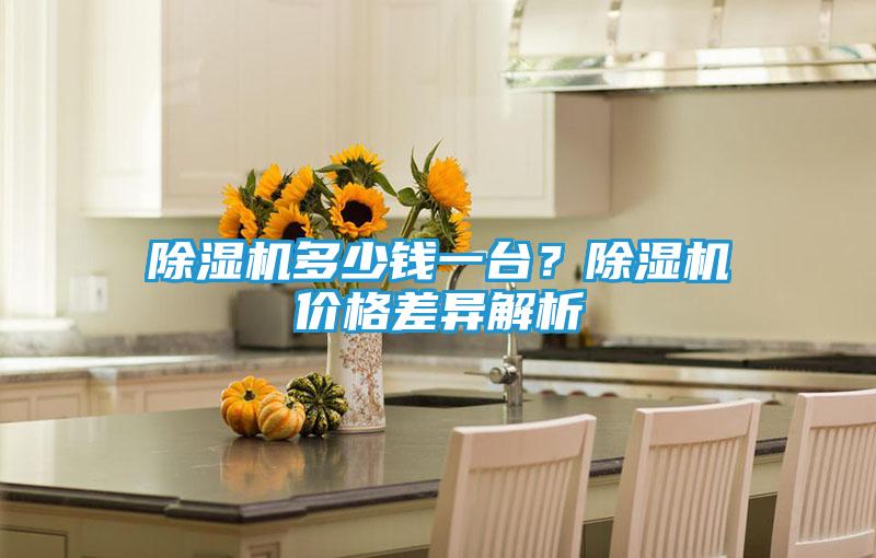 除湿机多少钱一台？除湿机价格差异解析