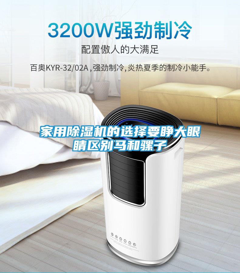 家用除湿机的选择要睁大眼睛区别马和骡子