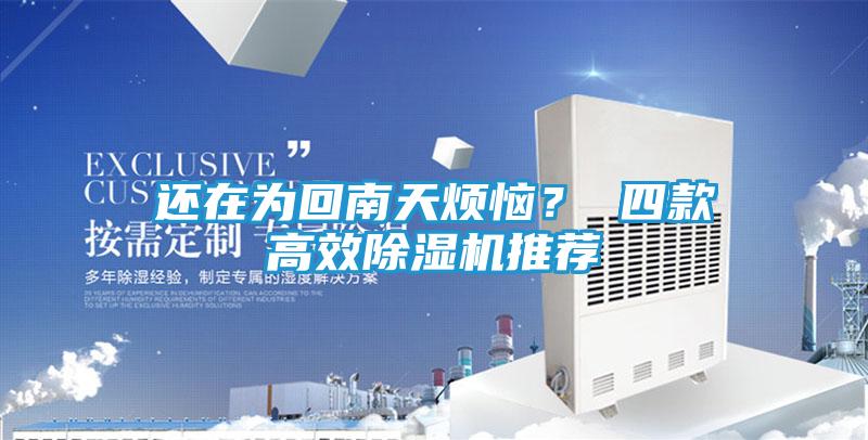 还在为回南天烦恼？ 四款高效除湿机推荐
