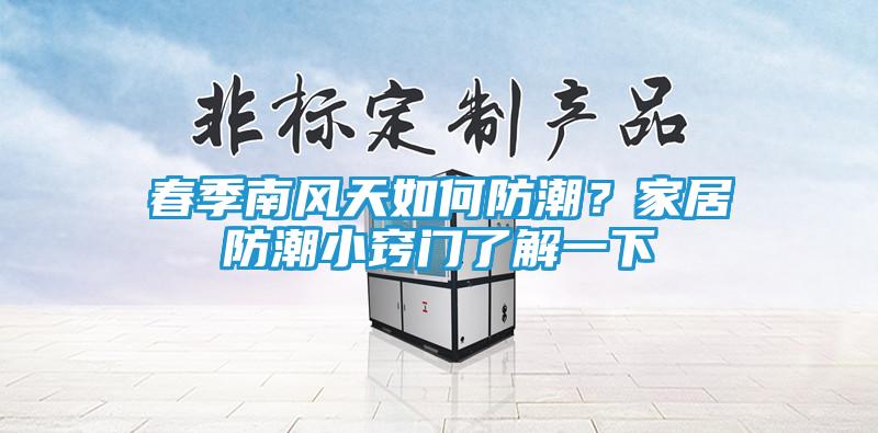 春季南风天如何防潮？家居防潮小窍门了解一下