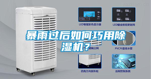 暴雨过后如何巧用除湿机？