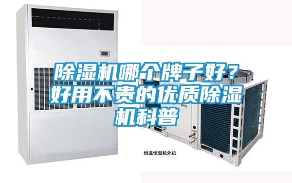 除湿机哪个牌子好？好用不贵的优质除湿机科普