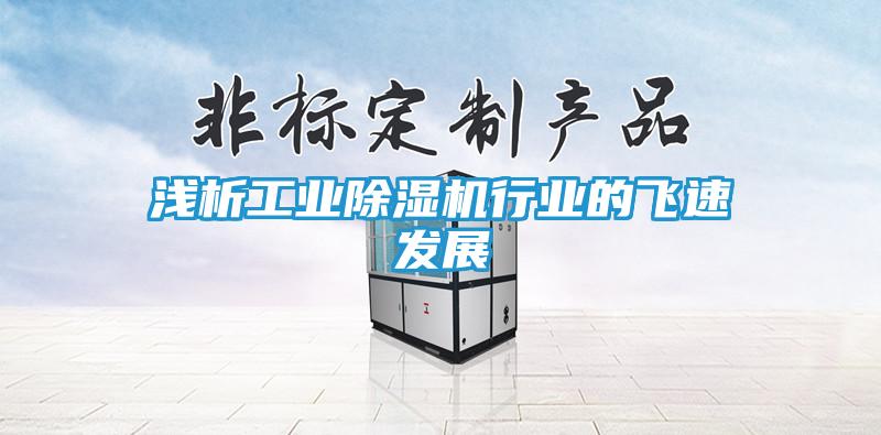 浅析工业除湿机行业的飞速发展