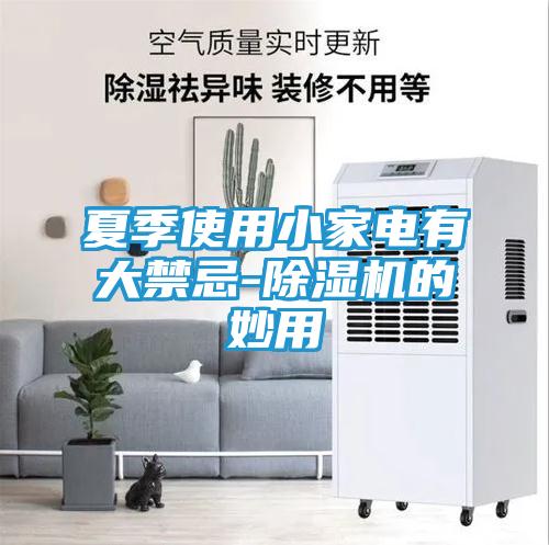 夏季使用小家电有大禁忌-除湿机的妙用