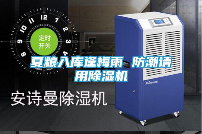 夏粮入库逢梅雨 防潮请用除湿机