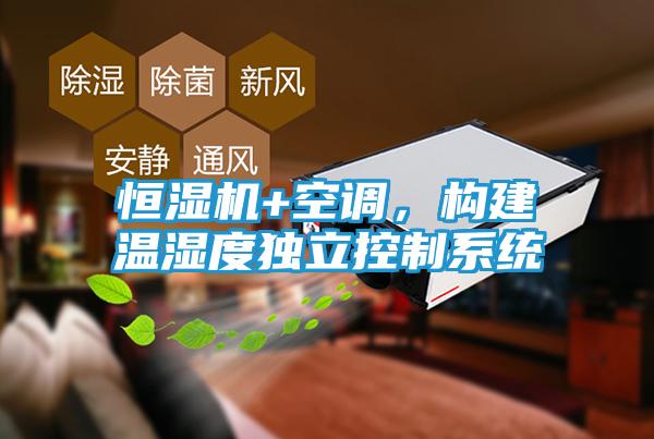 恒湿机+空调，构建温湿度独立控制系统