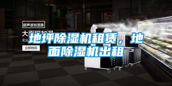 地坪除湿机租赁，地面除湿机出租