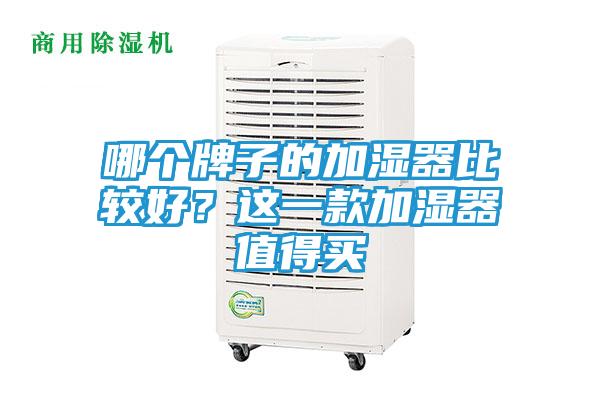 哪个牌子的加湿器比较好?这一款加湿器值得买