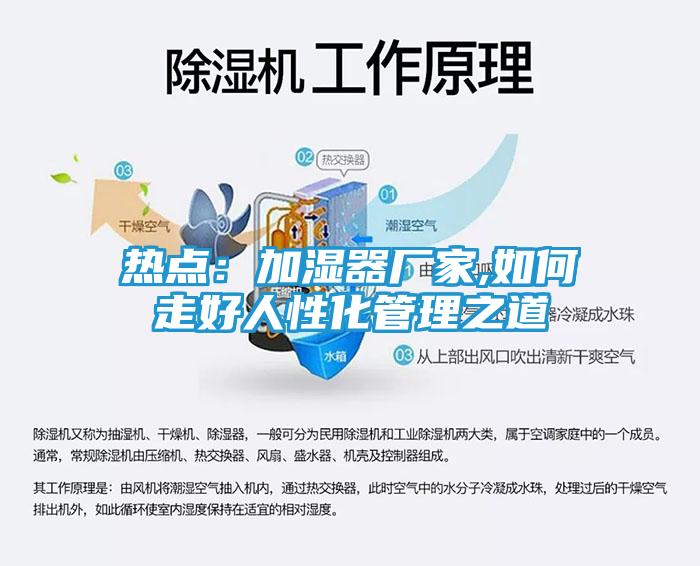 热点：加湿器厂家,如何走好人性化管理之道