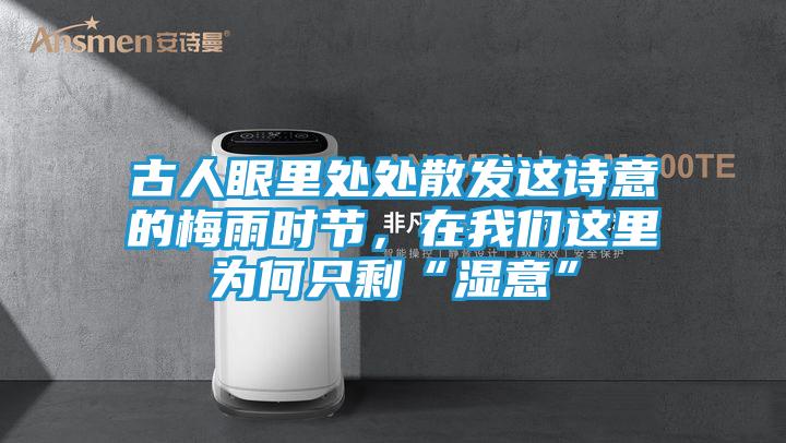 古人眼里处处散发这诗意的梅雨时节，在我们这里为何只剩“湿意”