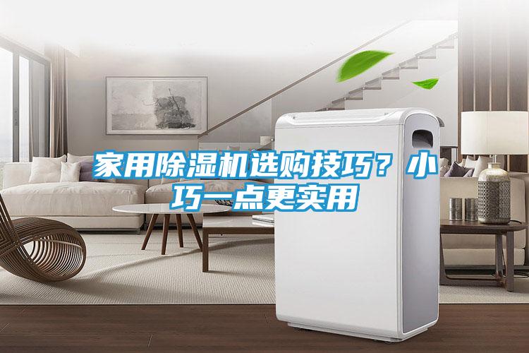 家用除湿机选购技巧?小巧一点更实用