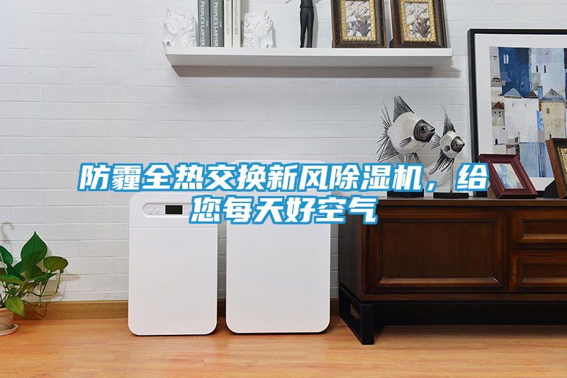 防霾全热交换新风除湿机，给您每天好空气