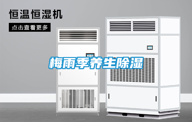 梅雨季养生除湿
