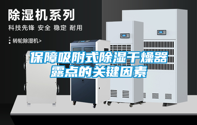 保障吸附式除湿干燥器露点的关键因素