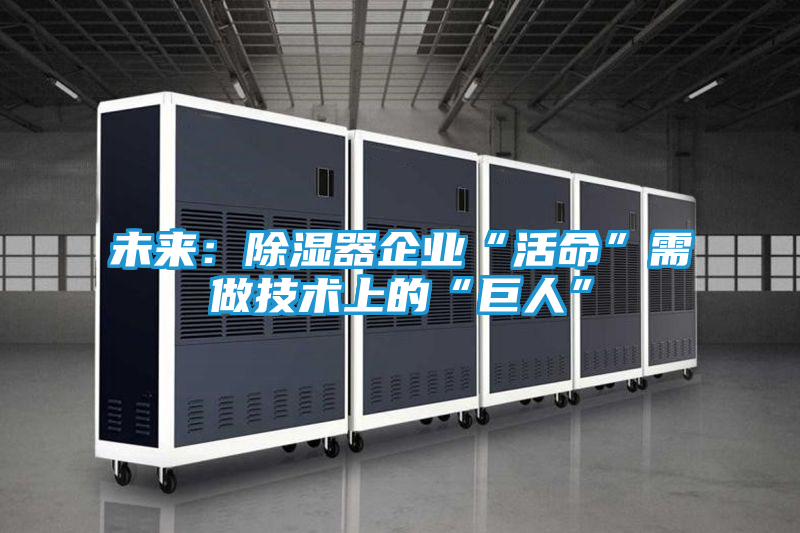 未来：除湿器企业“活命”需做技术上的“巨人”