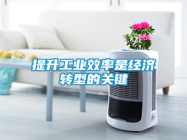 提升工业效率是经济转型的关键
