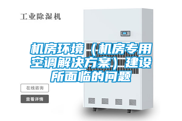 机房环境（机房专用空调解决方案）建设所面临的问题