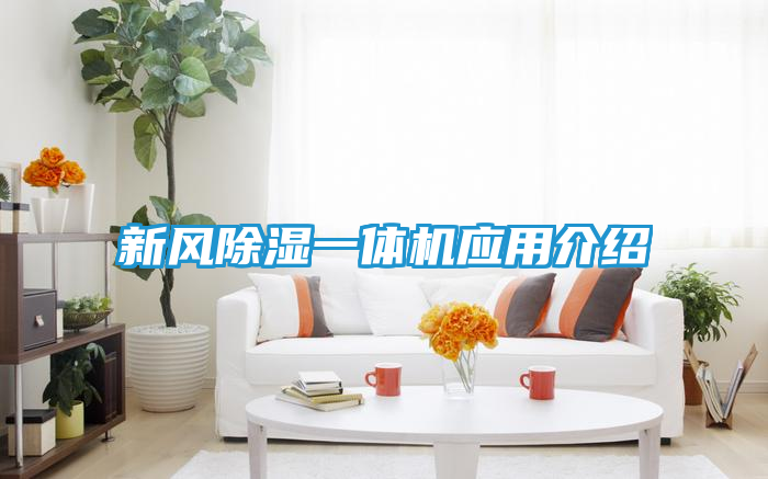 新风除湿一体机应用介绍