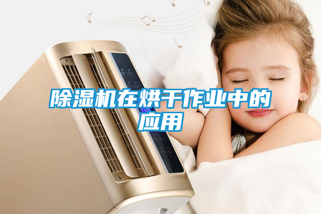 除湿机在烘干作业中的应用