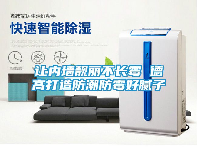 让内墙靓丽不长霉 德高打造防潮防霉好腻子