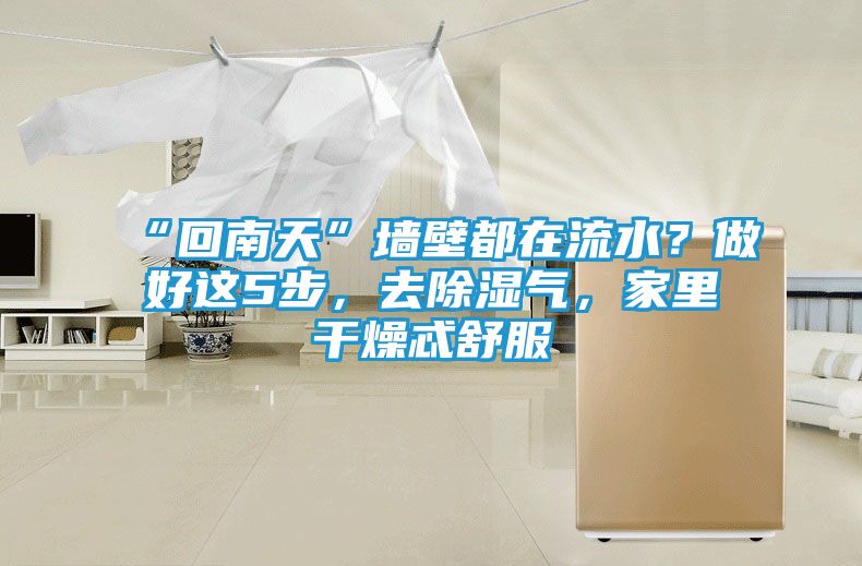 “回南天”墙壁都在流水？做好这5步，去除湿气，家里干燥忒舒服