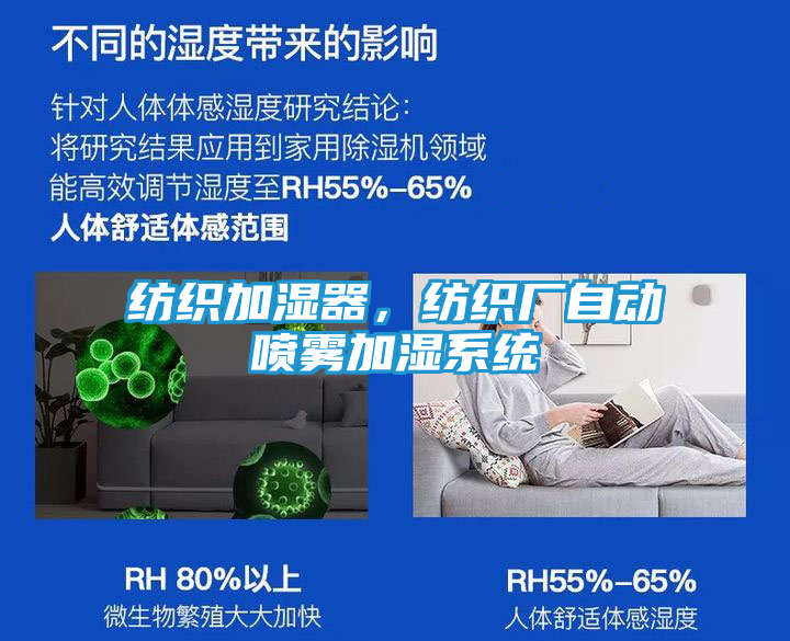 纺织加湿器，纺织厂自动喷雾加湿系统