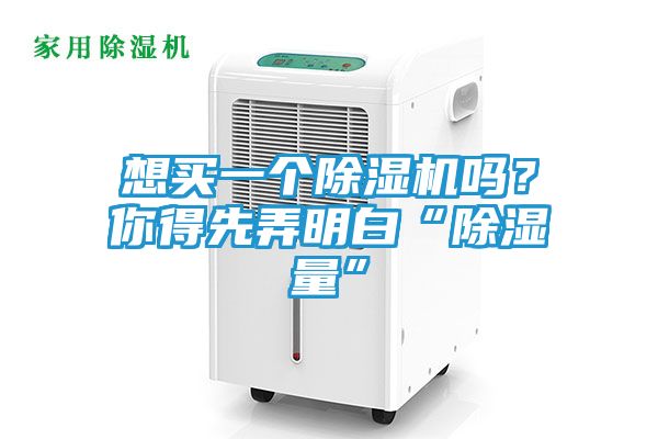 想买一个除湿机吗？你得先弄明白“除湿量”