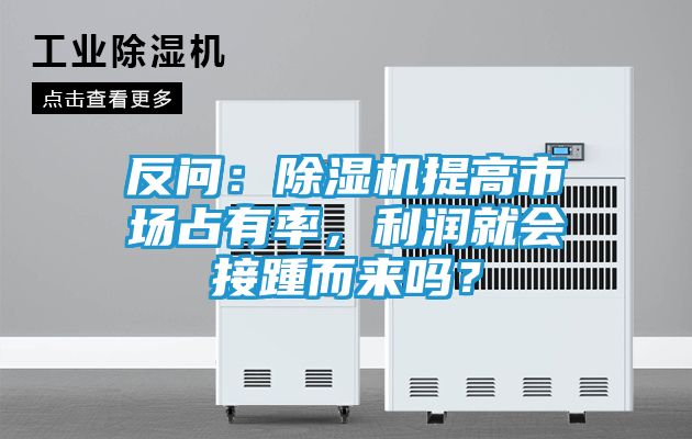 反问：除湿机提高市场占有率，利润就会接踵而来吗？