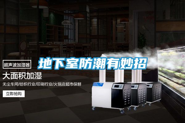 地下室防潮有妙招