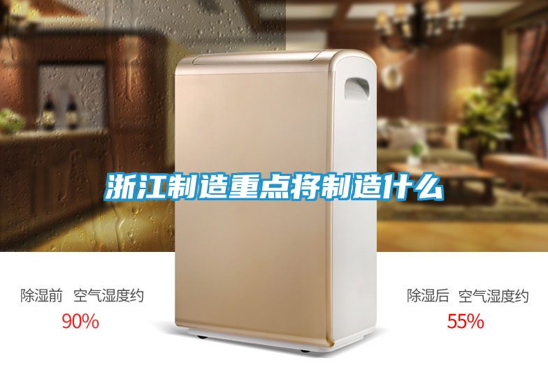 浙江制造重点将制造什么