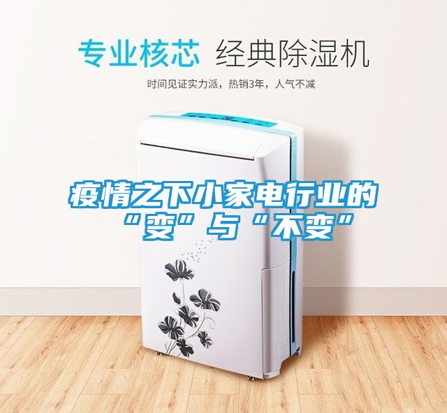 疫情之下小家电行业的“变”与“不变”