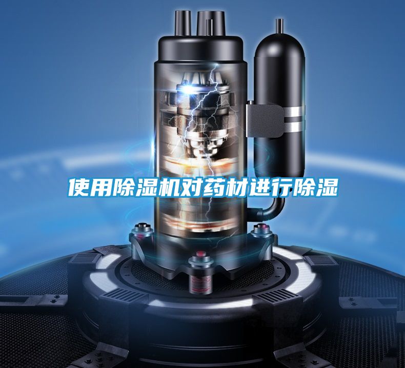 使用除湿机对药材进行除湿