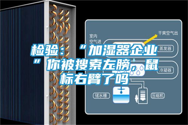 检验：“加湿器企业”你被搜索左膀，鼠标右臂了吗