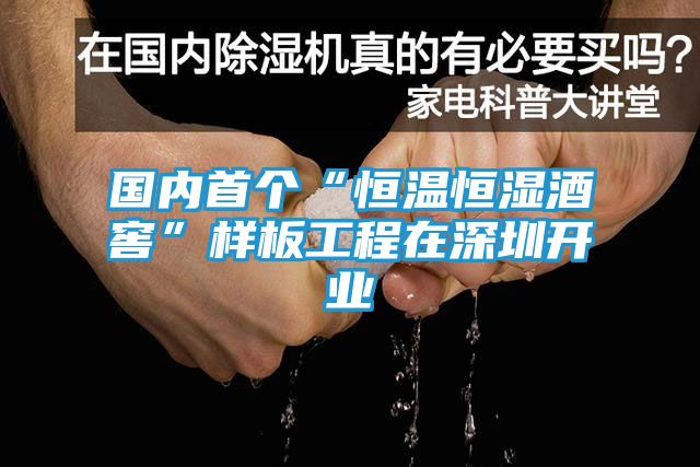 国内首个“恒温恒湿酒窖”样板工程在深圳开业