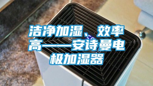 洁净加湿、效率高——安诗曼电极加湿器