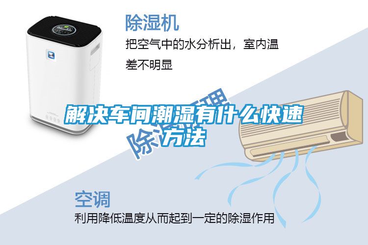 解决车间潮湿有什么快速方法
