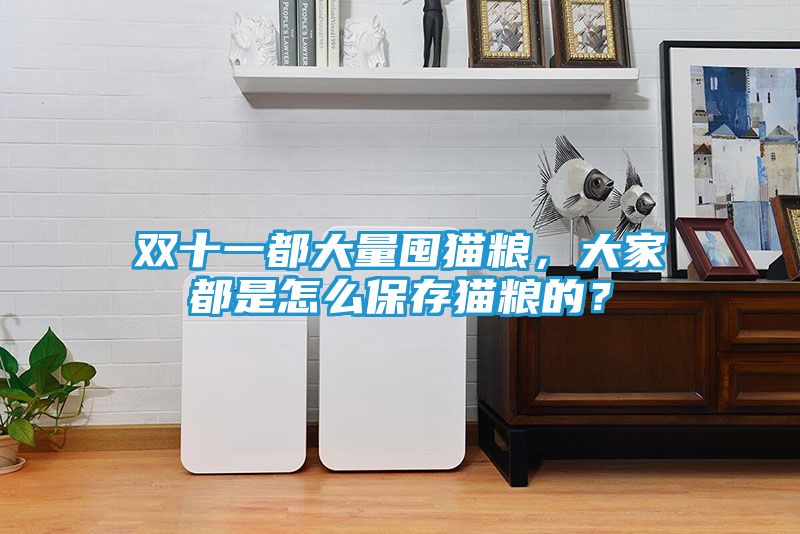 双十一都大量囤猫粮，大家都是怎么保存猫粮的？