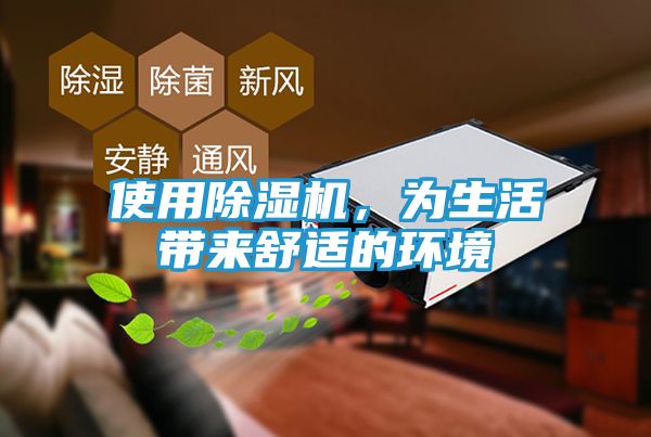 使用除湿机，为生活带来舒适的环境