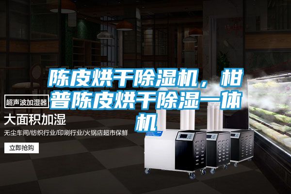 陈皮烘干除湿机，柑普陈皮烘干除湿一体机