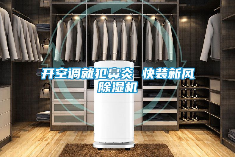 开空调就犯鼻炎 快装新风除湿机