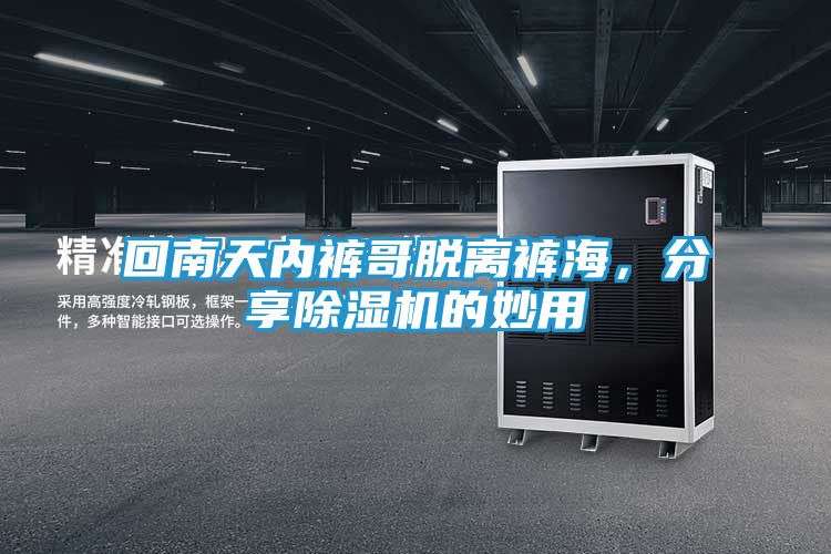回南天内裤哥脱离裤海,分享除湿机的妙用