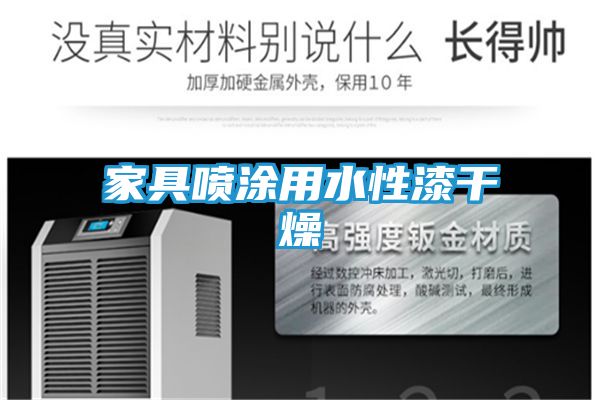 家具喷涂用水性漆干燥