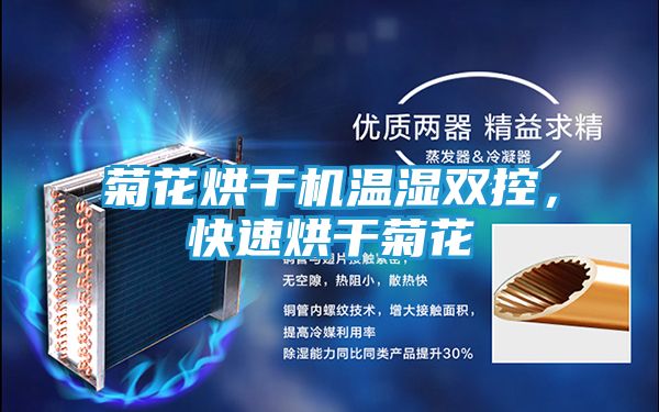 菊花烘干机温湿双控,快速烘干菊花