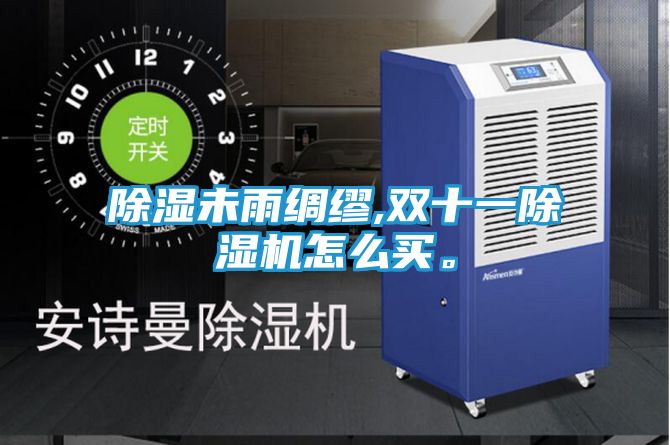 除湿未雨绸缪,双十一除湿机怎么买。