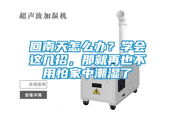 回南天怎么办？学会这几招，那就再也不用怕家中潮湿了