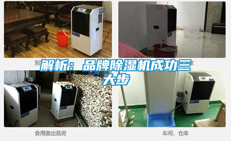 解析:品牌除湿机成功三大步