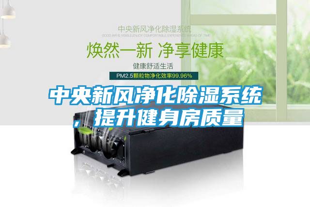 中央新风净化除湿系统,提升健身房质量