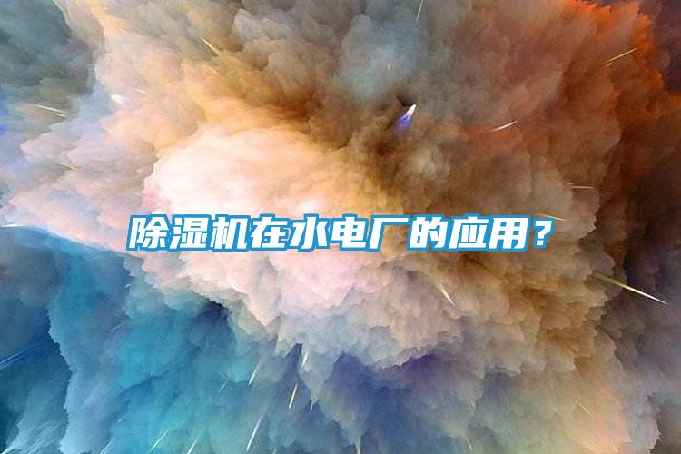 除湿机在水电厂的应用?