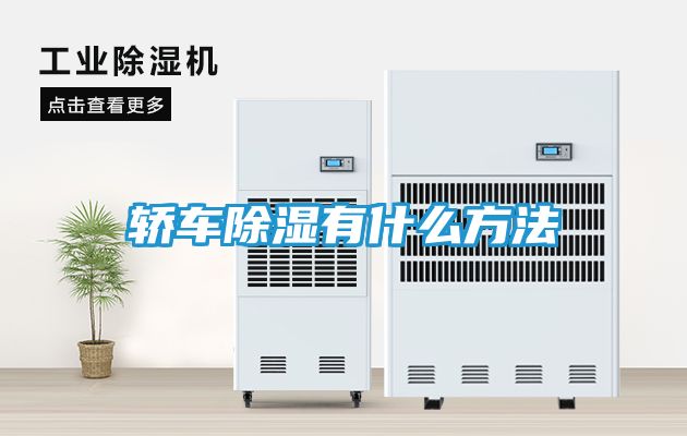 轿车除湿有什么方法