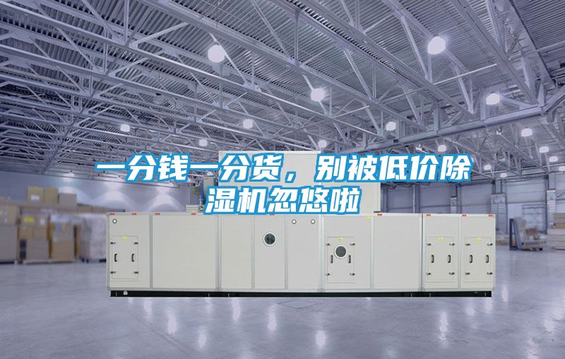 一分钱一分货，别被低价除湿机忽悠啦